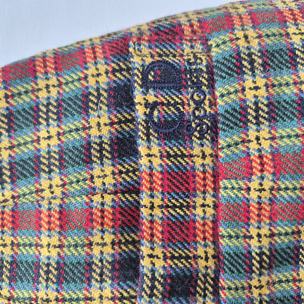 Christian Dior Sports Classic Plaid Pencil Skirt - Red/Green/Yellow - Picture 4 of 7